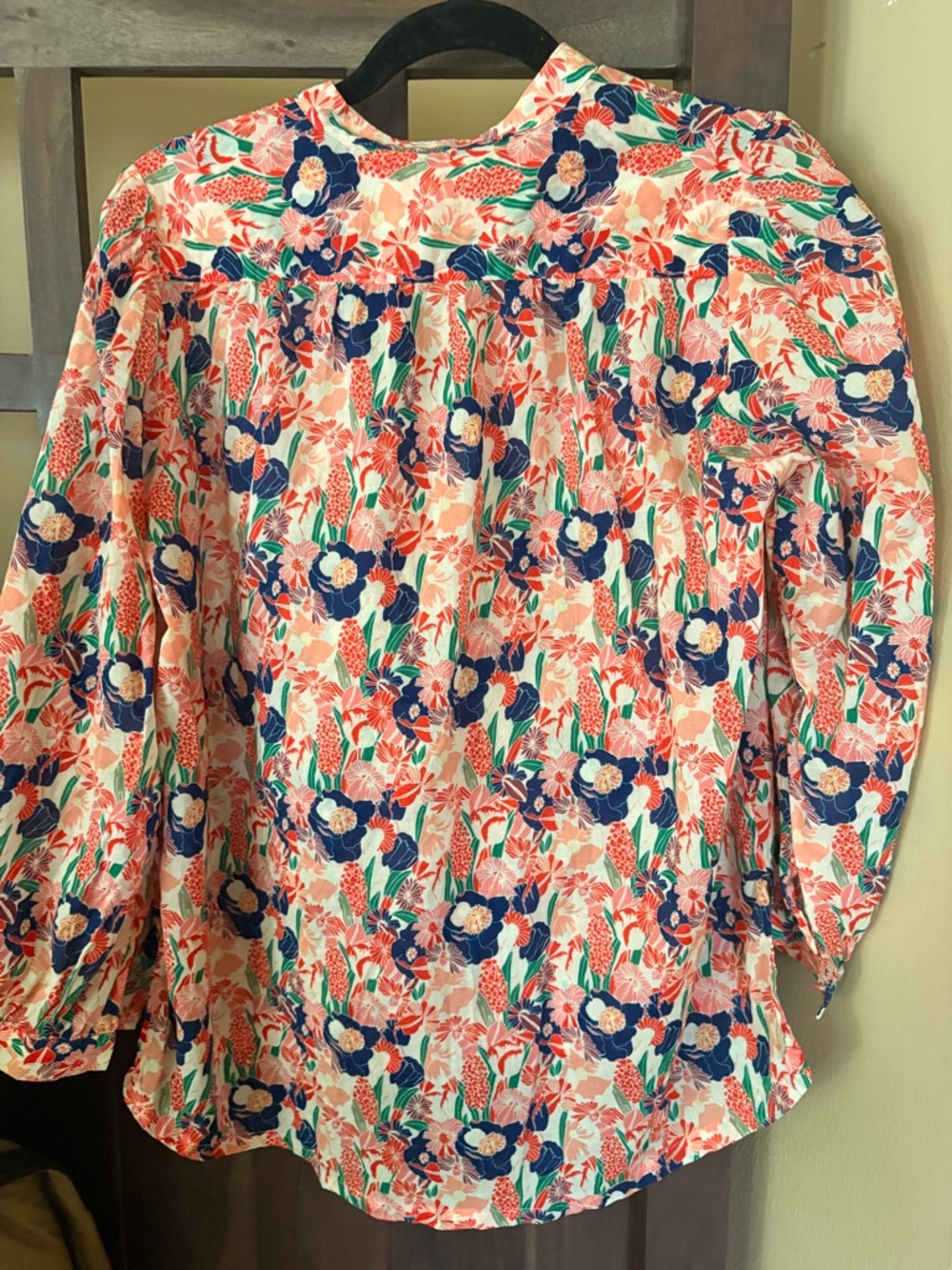 Trovata BIRDS OF PARADIS Bailey Floral Cotton Blouse, size M - Picture 4 of 14